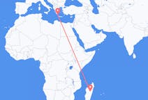 出发地 马达加斯加塔那那利佛目的地 希腊基西拉的航班