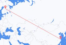 Flights from Shanghai to Kajaani