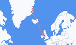 Flyg från Ittoqqortoormiit, Grönland till Dublin, Irland