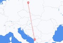 Flights from Tirana, Albania to Poznań, Poland