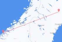 Vluchten van Ålesund naar Lycksele