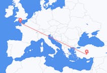 Flights from Alderney, Guernsey to Konya, Turkey