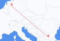 Fly fra Plovdiv til Münster