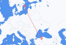 Flyreiser fra Visby, Sverige til Ankara, Tyrkia
