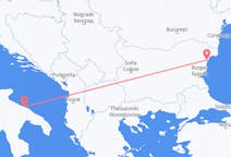 Flyreiser fra Bari, til Varna