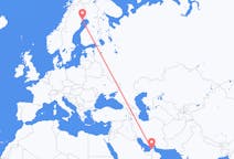 Loty z Dubaj, Zjednoczone Emiraty Arabskie do Lulea, Szwecja