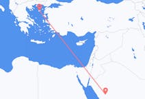 Flyg från Al-`Ula till Lemnos