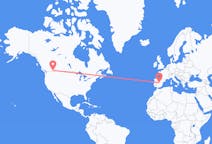 Flights from Cranbrook, Canada to Madrid, Spain