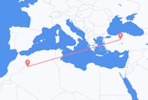 Vluchten van Béchar, Algerije naar Ankara, Turkije