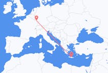 Flyg från Saarbrücken, Tyskland till Heraklion, Grekland