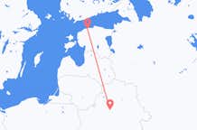 Vluchten van Minsk, Belarus naar Tallinn, Estland