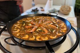 Paella with Rooftop Views