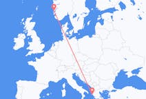 Flights from Stord, Norway to Corfu, Greece