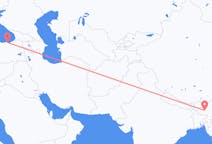 Flyreiser fra Guwahati, India til Trabzon, Tyrkia