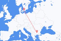 Vluchten van Plovdiv, Bulgarije naar Malmö, Zweden