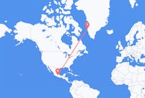 Flyg från Mexico City, Mexiko till Sisimiut, Grönland