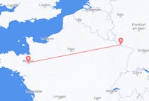 Flights from Rennes, France to Saarbrücken, Germany