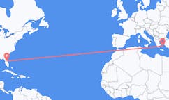 Flyrejser fra Orlando til Naxos