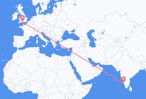 Flyrejser fra Kannur, Indien til Bournemouth, England