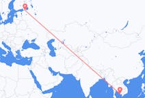 Flyreiser fra Sihanoukville-provinsen, Kambodsja til St. Petersburg, Russland