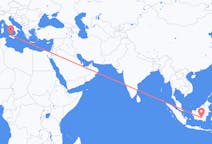 Flights from Palangka Raya, Indonesia to Palermo, Italy