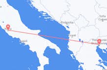 Flyg från Thessaloníki, Grekland till Rom, Italien