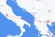 Flights from Thessaloniki in Greece to Rome in Italy
