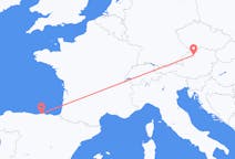 Voos de Santander, Espanha para Linz, Áustria