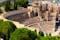 Photo of Ruins of roman amphitheater in Cartagena port city, Autonomous Community of Murcia, southeastern Spain.