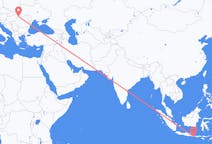 Flyreiser fra Denpasar, Indonesia til Satu Mare, Romania