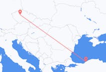 出发地 土耳其出发地 宗古尔达克目的地 捷克布拉格的航班