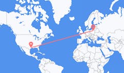 Flyg från Houston, Minnesota, USA till Szczytno, Polen