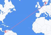 Flights from Manizales to Copenhagen