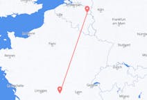 Vols depuis la ville de Maastricht vers la ville de Clermont-Ferrand