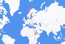 Flights from Gambela, Ethiopia to Bodø, Norway