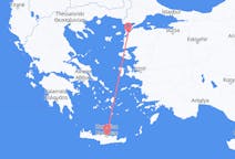 Flyg från Çanakkale till Heraklion