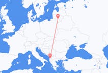 Flyreiser fra Kaunas, til Tirana
