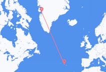 Flyg från Ilulissat, Grönland till Terceira, Portugal