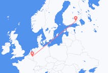 Flyg från Maastricht, Nederländerna till Villmanstrand, Finland