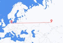 Flights from Novosibirsk, Russia to Rostock, Germany