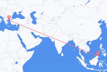 Flights from Sandakan, Malaysia to Lemnos, Greece