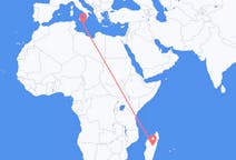 Flyg från Antananarivo, Madagaskar till Malta (kommun), Malta