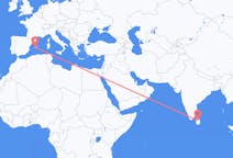 Vluchten van Sigiriya naar Palma