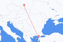 Flyg från Kraków till Çanakkale