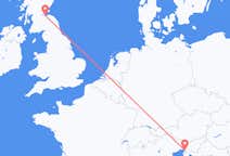 Flights from Trieste to Edinburgh