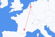 Flights from Eindhoven, the Netherlands to Castres, France