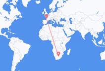 Flyreiser fra Kimberley, Nordkapp, Sør-Afrika til Bordeaux, Frankrike