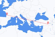Flights from Batman, Turkey to Bordeaux, France