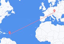 Flyreiser fra Antigua, til Vienna