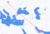 Flyrejser fra Al-Ain, De Forenede Arabiske Emirater til Ostrava, Tjekkiet
